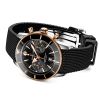 Montre Breitling SuperOcean Heritage B01 Chrono 42mm Cadran Noir Bracelet Caoutchouc Noir