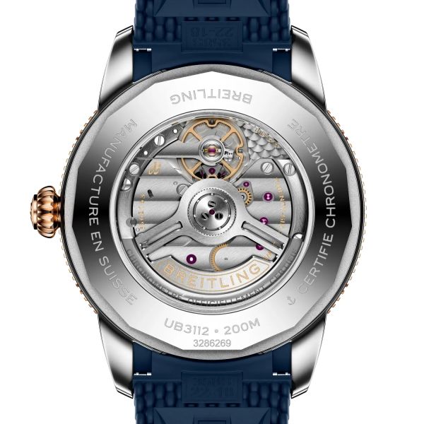 Montre Breitling SuperOcean Heritage B31 Auto 44mm Cadran Bleu Bracelet Caoutchouc Bleu