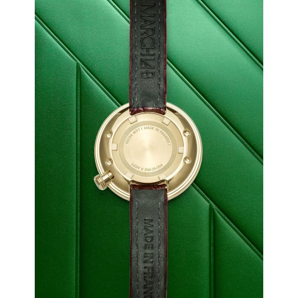 Montre March LA.B Lady Volante Electrique Suprême Alligator Noir