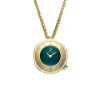 Montre March LA.B Lady Volante Electrique Malachite Sautoir Gold