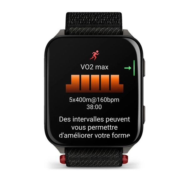 Montre Garmin Venu X1 Noir Titane Gray Braceley Nylon Noir