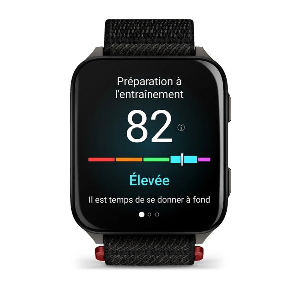 Montre Garmin Venu X1 Noir Titane Gray Braceley Nylon Noir