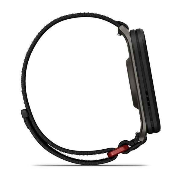 Montre Garmin Venu X1 Noir Titane Gray Braceley Nylon Noir