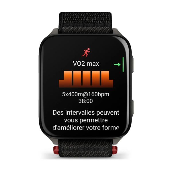 Montre Garmin Venu X1 Noir Titane Gray Braceley Nylon Noir