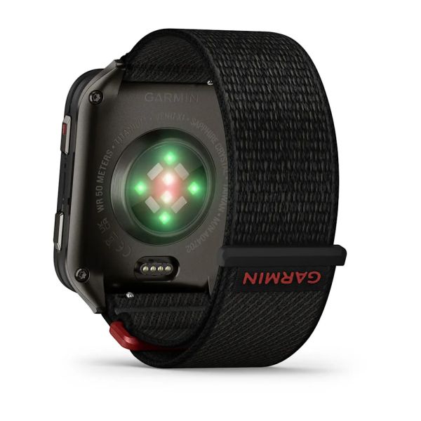 Montre Garmin Venu X1 Noir Titane Gray Braceley Nylon Noir