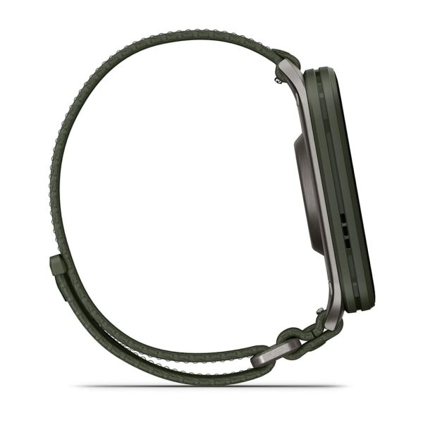 Montre Garmin Venu 3 Black bracelet cuir noir