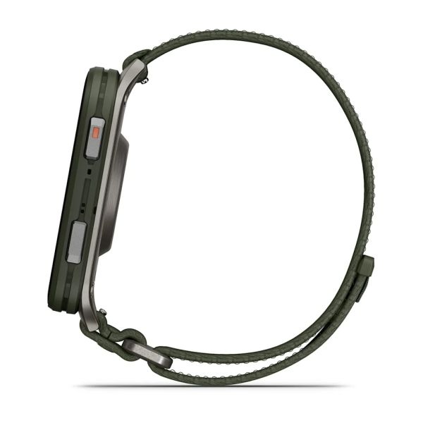 Montre Garmin Venu 3 Black bracelet cuir noir
