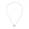 Collier Menottes dinh van Moyen Modèle Or Blanc Chaîne M