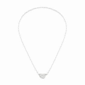 Collier Menottes dinh van Petit Modèle Or Blanc Chaîne S