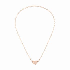 Collier Menottes dinh van Petit Modèle Or Rose Chaîne S