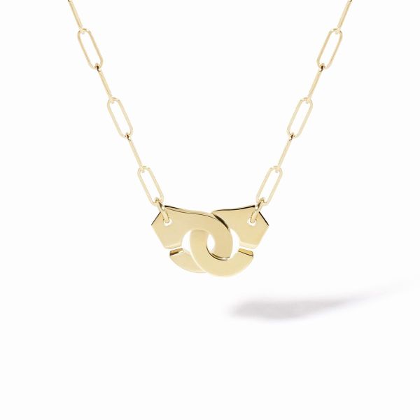 Collier Menottes dinh van Petit Modèle Or Jaune Chaîne S