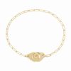 Bracelet Menottes dinh van Petit modèle Or Jaune Chaîne S