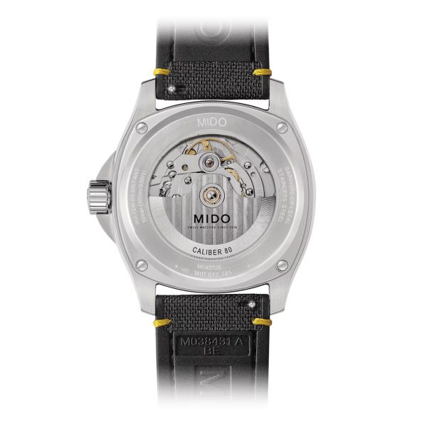 Montre Mido Multifort TV Big Date Bracelet Textile Cadran Gris