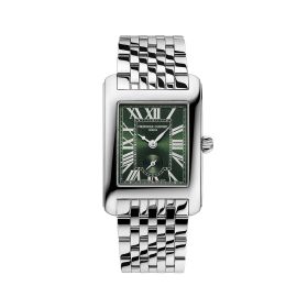 Montre Frederique Constant Classics Carrée Petite Seconde Cadran Vert