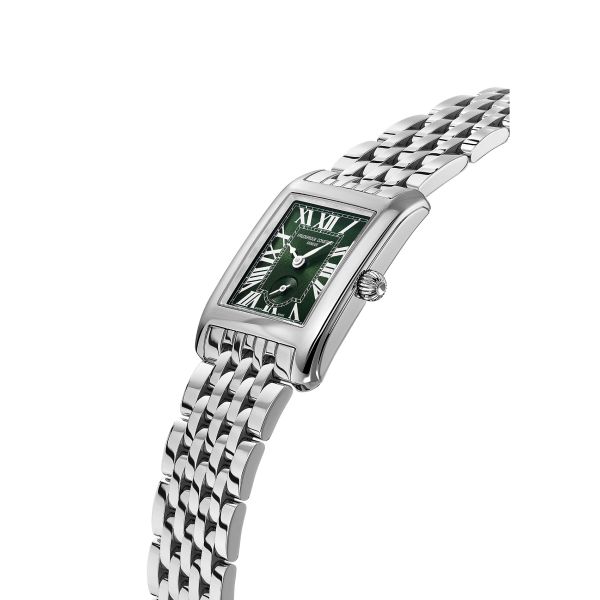 Montre Frederique Constant Classics Carrée Petite Seconde Cadran Vert