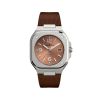 Montre BELL & ROSS BR05 BLUE STEEL Bracelet Caoutchouc