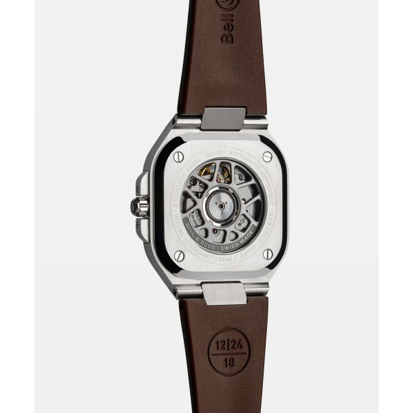 Montre BELL & ROSS BR05 BLUE STEEL Bracelet Caoutchouc