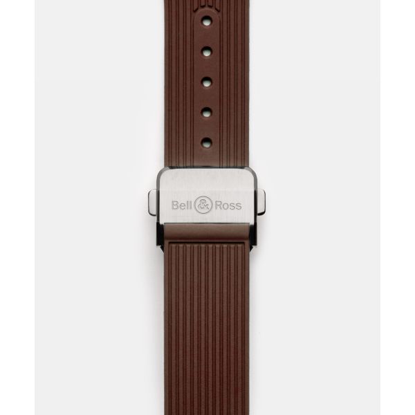 Montre BELL & ROSS BR05 BLUE STEEL Bracelet Caoutchouc