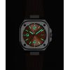 Montre BELL & ROSS BR05 BLUE STEEL Bracelet Caoutchouc