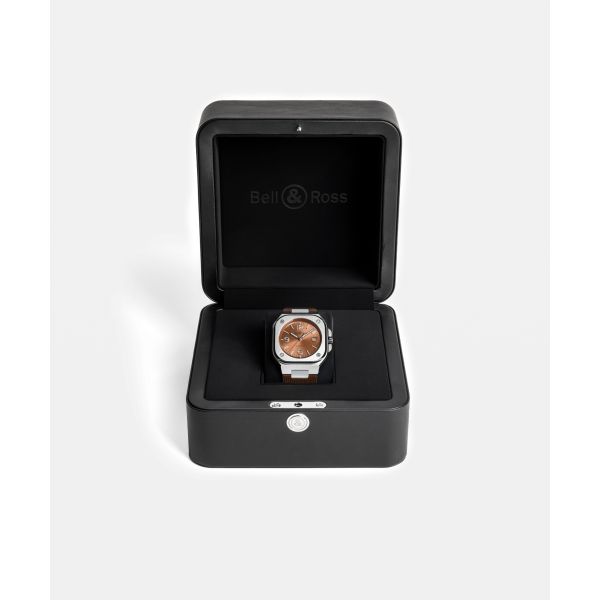 Montre BELL & ROSS BR05 BLUE STEEL Bracelet Caoutchouc