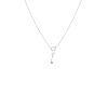 Collier La Brune & La Blonde POP Coup de foudre Diamant 0.12 carat or blanc