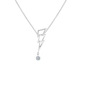 Collier La Brune & La Blonde POP Coup de foudre Diamant 0.12 carat or blanc