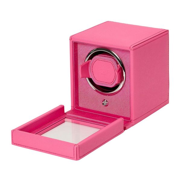 Remontoir WOLF Cube 1 Montre Tutti Frutti Rose