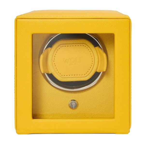 Remontoir WOLF Cube 1 Montre Jaune