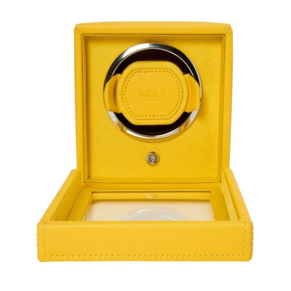 Remontoir WOLF Cube 1 Montre Jaune