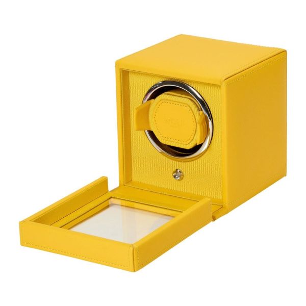 Remontoir WOLF Cube 1 Montre Jaune