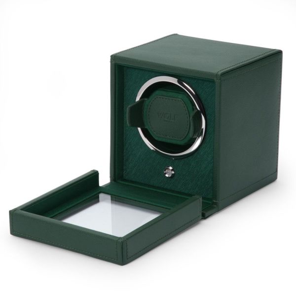 Remontoir WOLF Cube 1 Montre Vert