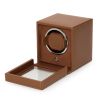 Remontoir WOLF Cube 1 Montre Cognac
