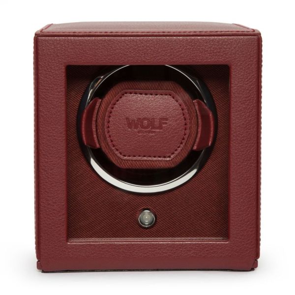 Remontoir WOLF Cube 1 Montre Bordeaux