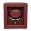 Remontoir WOLF Cube 1 Montre Bordeaux