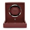 Remontoir WOLF Cube 1 Montre Bordeaux
