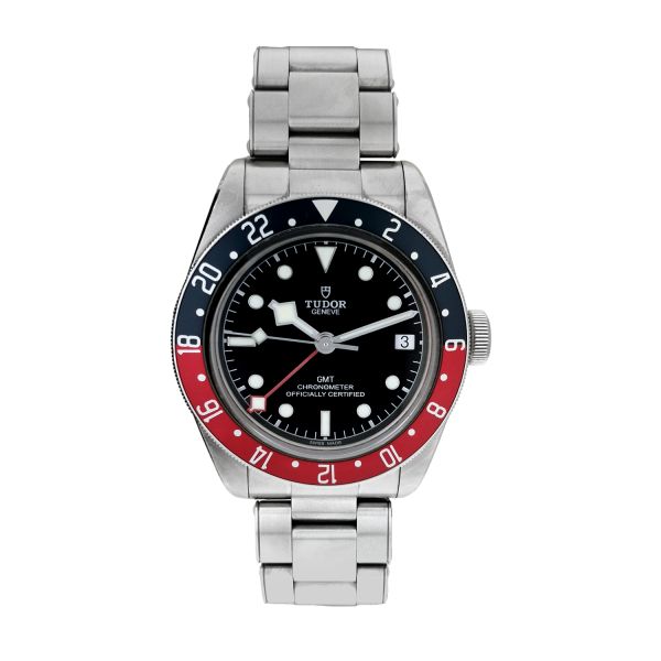 MONTRE OCCASION TUDOR BLACK BAY GMT BRACELET ACIER