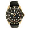 Montre Occasion Tudor Black Bay Bronze Bracelet Cuir Noir
