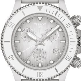 Montre Tissot Seastar 1000 Quartz Chronograph 38mm Cadran Dégradé blanc argenté