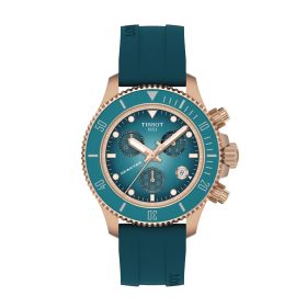 Montre Tissot Seastar 1000 Quartz Chronograph 38mm Cadran Fégradé turquoise