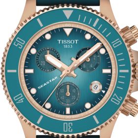 Montre Tissot Seastar 1000 Quartz Chronograph 38mm Cadran Fégradé turquoise