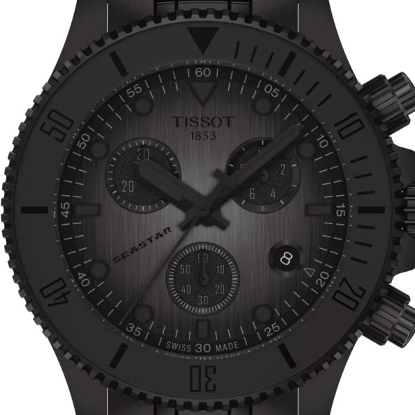 Montre Tissot Seastar 1000 Quartz Chronograph 38mm Cadran Gris dégradé