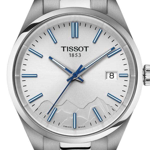 Montre Tissot PR 100 Jungfraubahn Quartz 34mm Cadran Argent