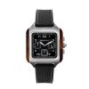 Montre BRISTON Streamliner Kennedy Chrono Noir Bracelet Caoutchouc