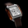 Montre BRISTON Streamliner Kennedy Chrono Blanc Bracelet Caoutchouc