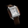 Montre BRISTON Streamliner Kennedy Blanc Bracelet Cuir Brun
