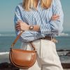 Montre BRISTON Streamliner Kennedy Blanc Bracelet Nylon Beige