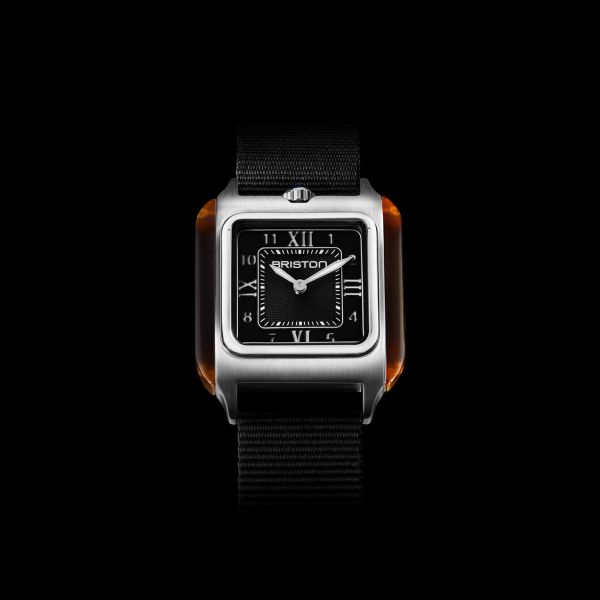 Montre BRISTON Streamliner Kennedy Noir Bracelet Nylon Noir