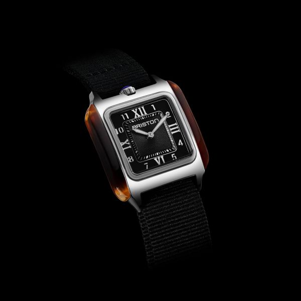 Montre BRISTON Streamliner Kennedy Noir Bracelet Nylon Noir