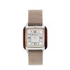 Montre BRISTON Streamliner Kennedy Gold Blanc Bracelet Nylon Beige