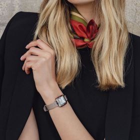 Montre BRISTON Petite Streamliner Kennedy Bracelet Nylon Beige